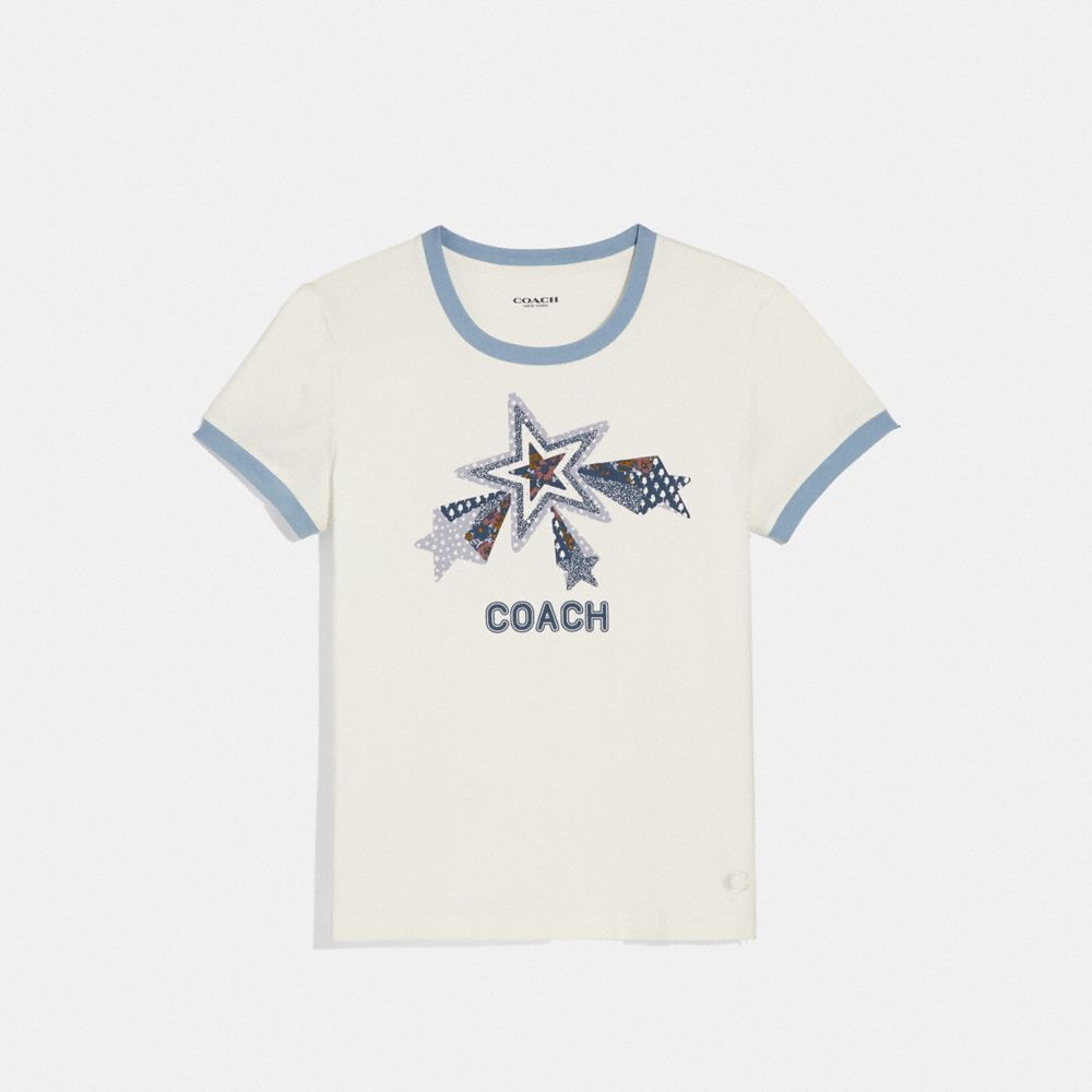 COACH F67478 - SHOOTING STAR COACH T-SHIRT WHITE