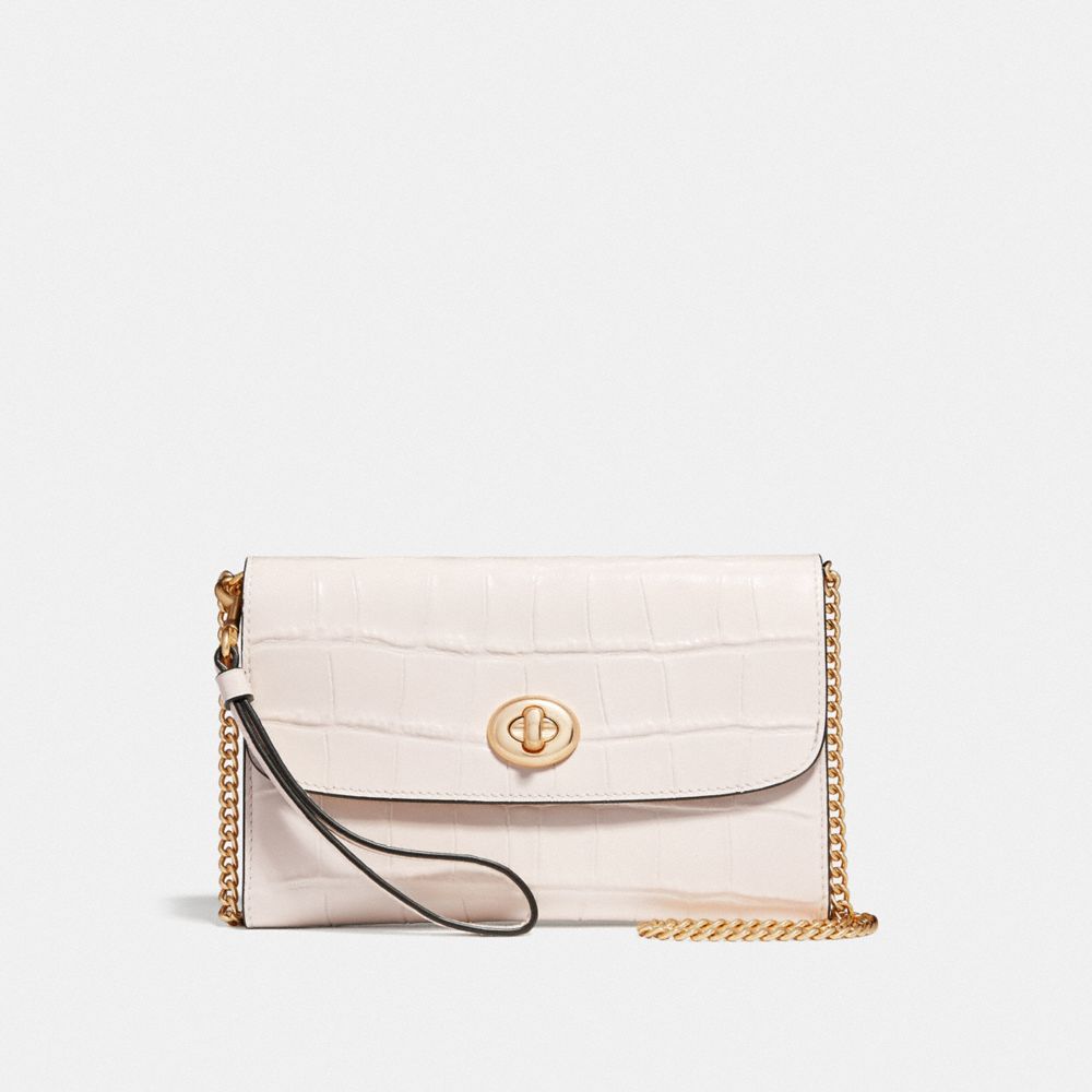 COACH F67503 CHAIN CROSSBODY CHALK/IMITATION GOLD