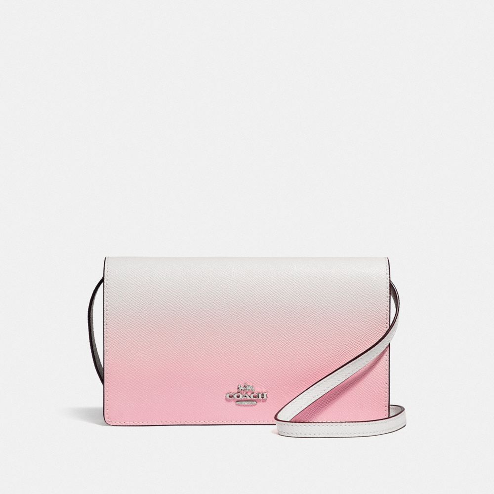 COACH F67504 HAYDEN FOLDOVER CROSSBODY CLUTCH WITH OMBRE PINK