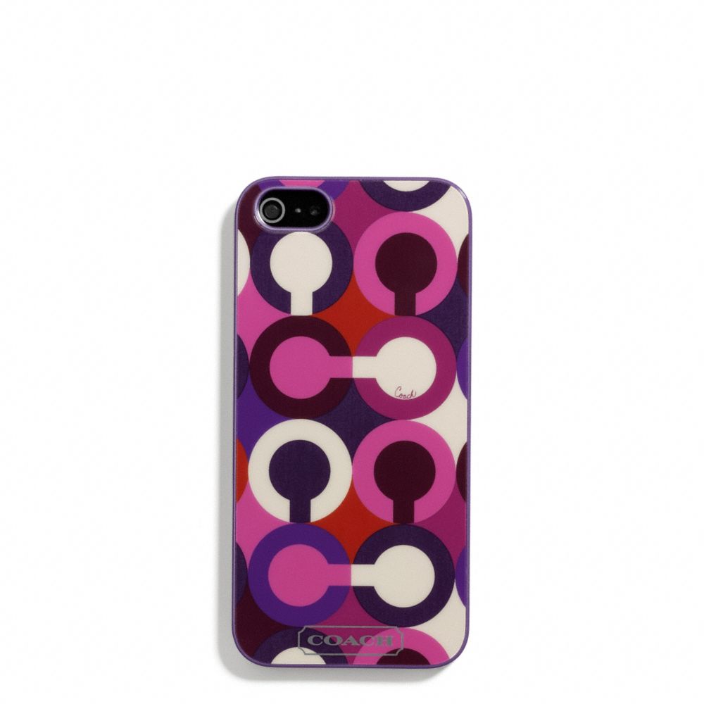 PARK OP ART SCARF PRINT IPHONE 5 CASE COACH F67521