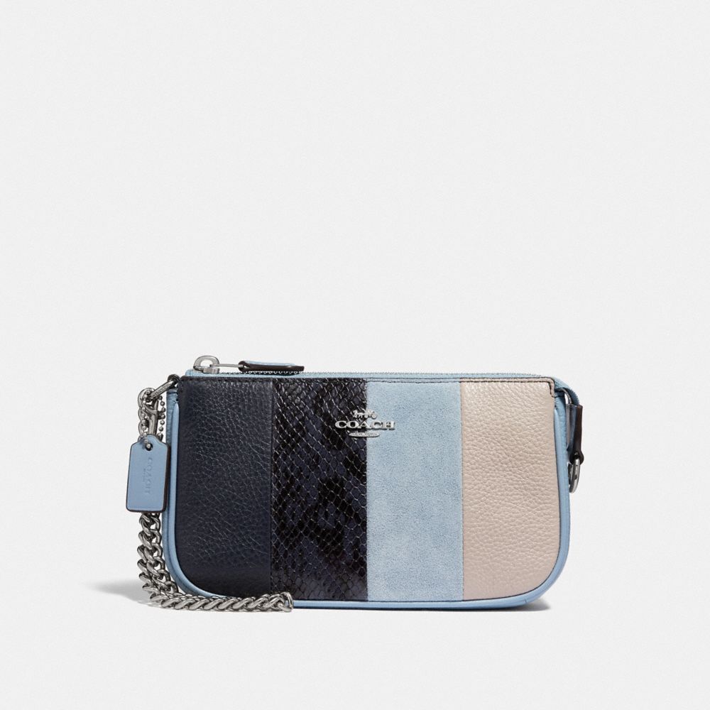 LARGE WRISTLET 19 - F67591 - CORNFLOWER MULTI/SILVER