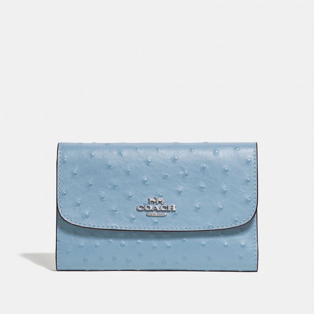 COACH F67594 - MEDIUM ENVELOPE WALLET CORNFLOWER/SILVER