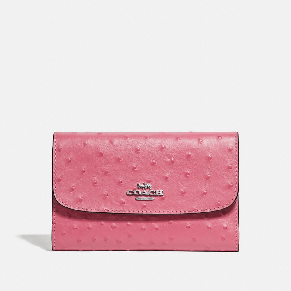 MEDIUM ENVELOPE WALLET - F67594 - STRAWBERRY/SILVER