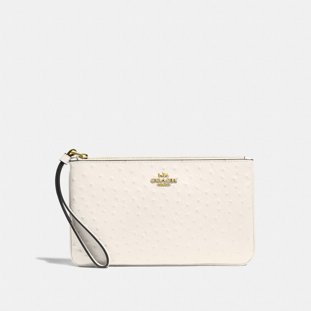 LARGE WRISTLET - CHALK/LIGHT GOLD - COACH F67607