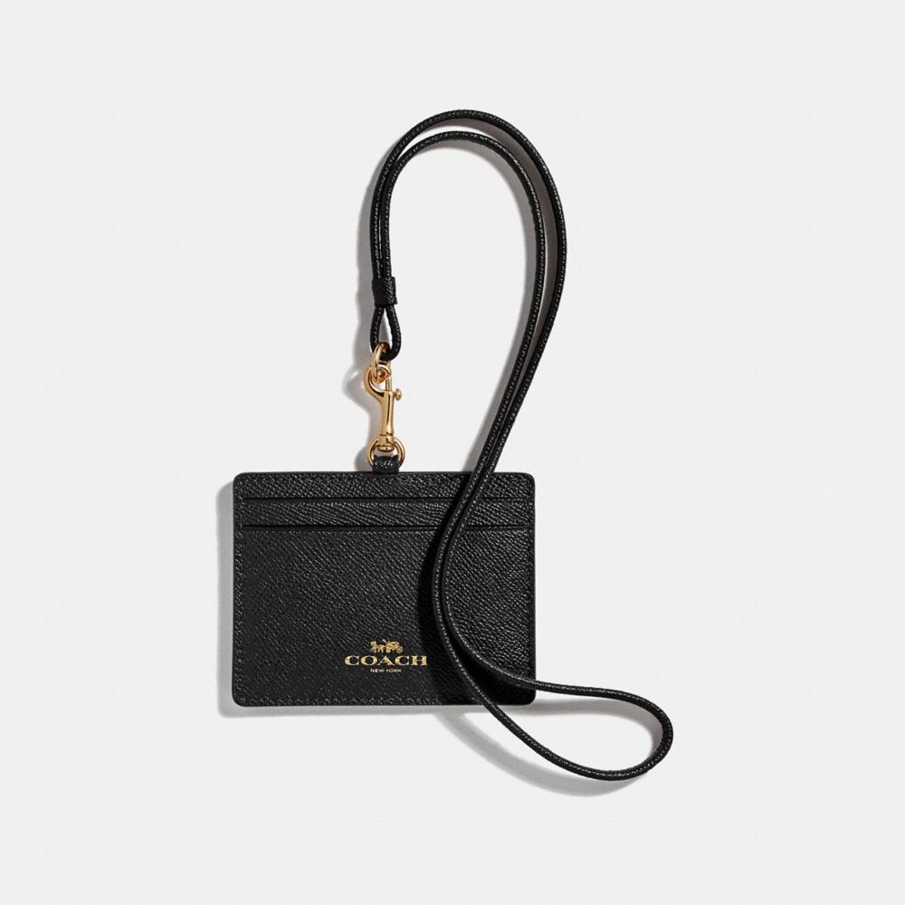 COACH ID LANYARD - BLACK/IMITATION GOLD - F67652