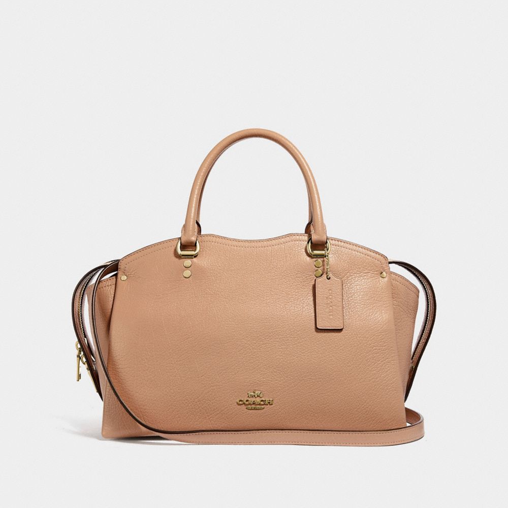 COACH DREW SATCHEL - F67711 - GD/BEECHWOOD