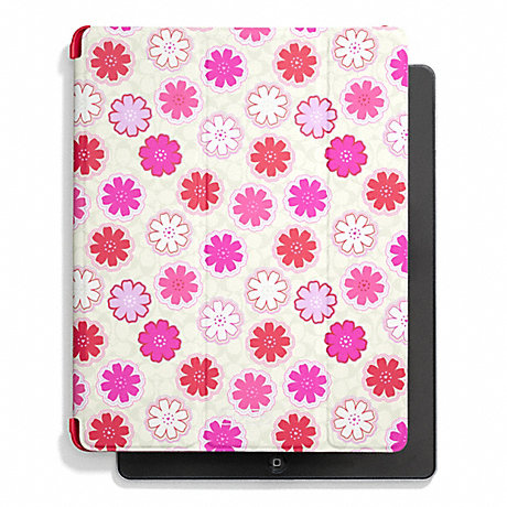 COACH F67805 FLORAL PRINT TRIFOLD IPAD CASE ONE-COLOR