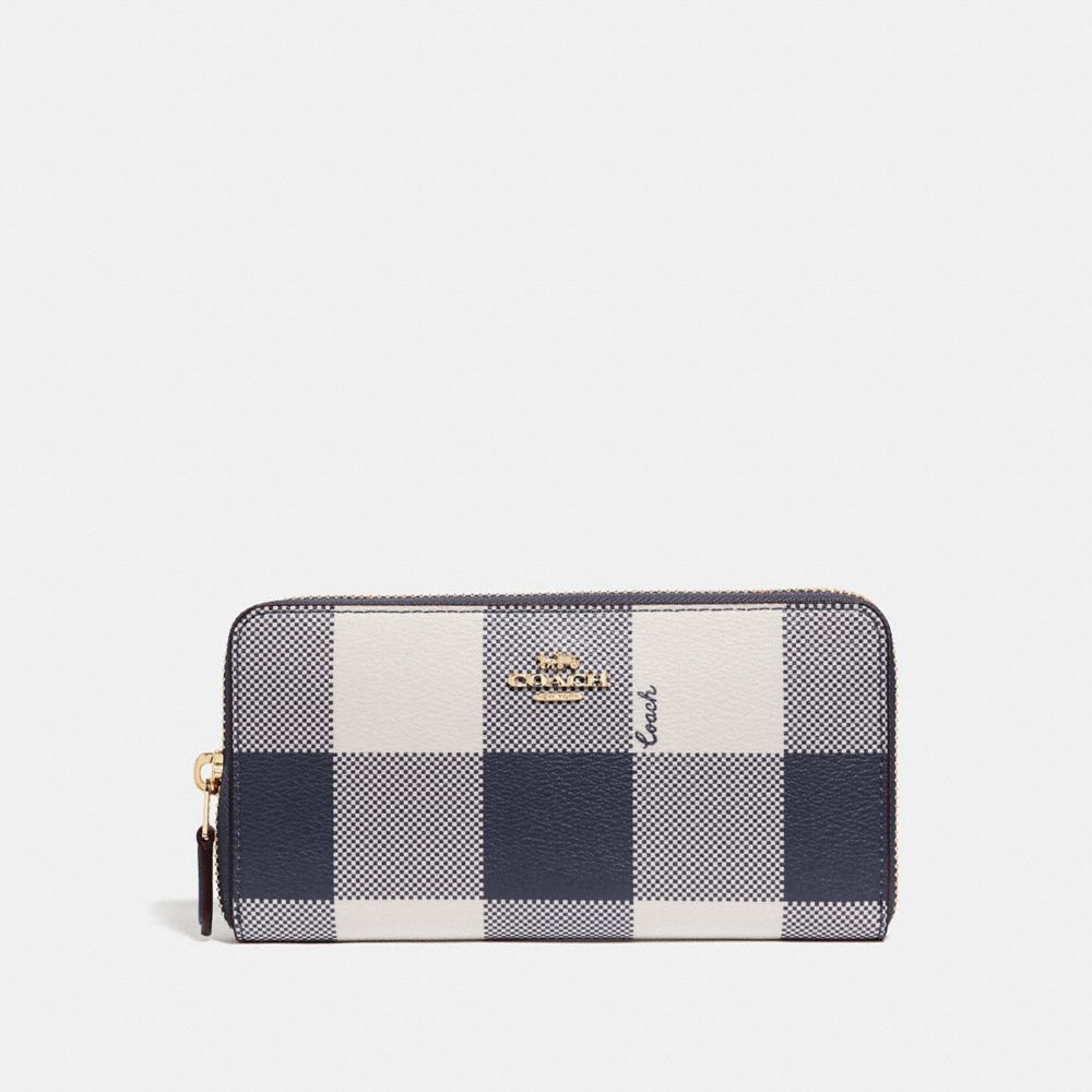 COACH®  Wine Carrier With Plaid Print