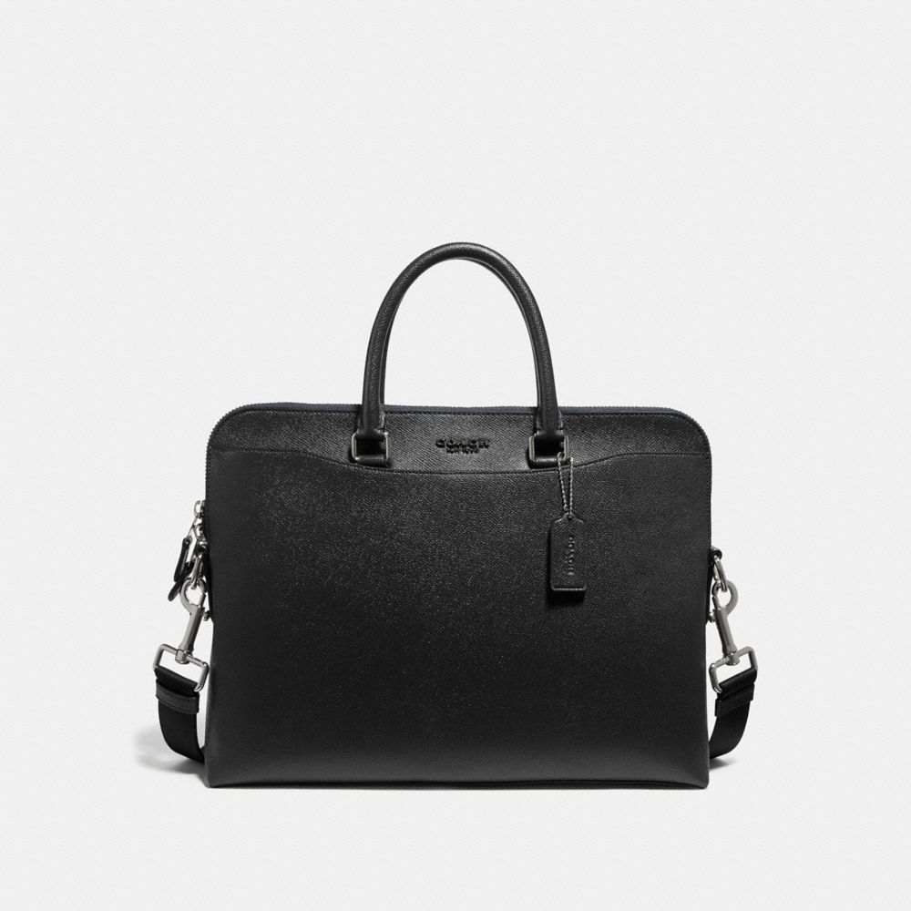 COACH BECKETT PORTFOLIO BRIEF - BLACK/NICKEL - F68029