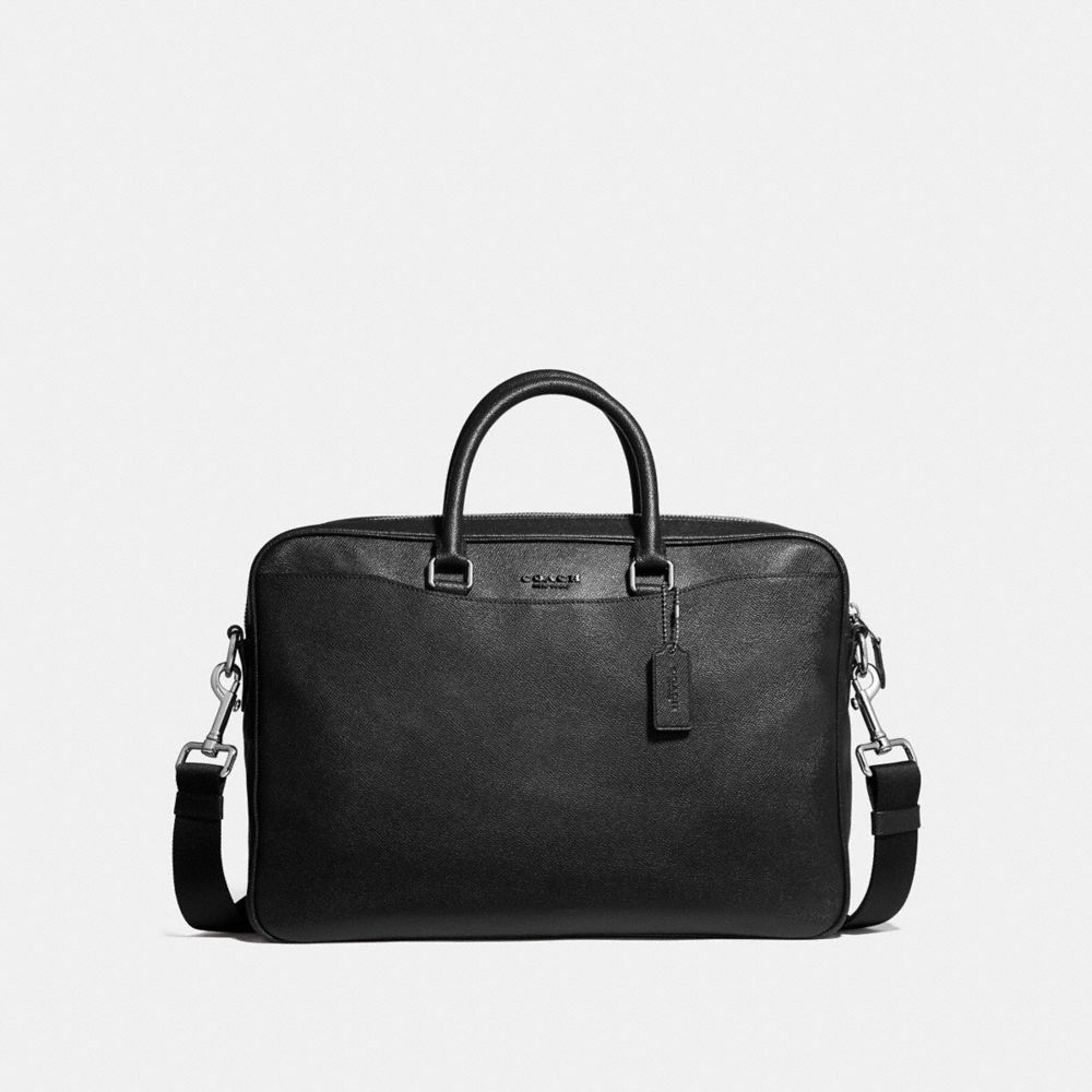 COACH BECKETT SLIM BRIEF - BLACK - F68030