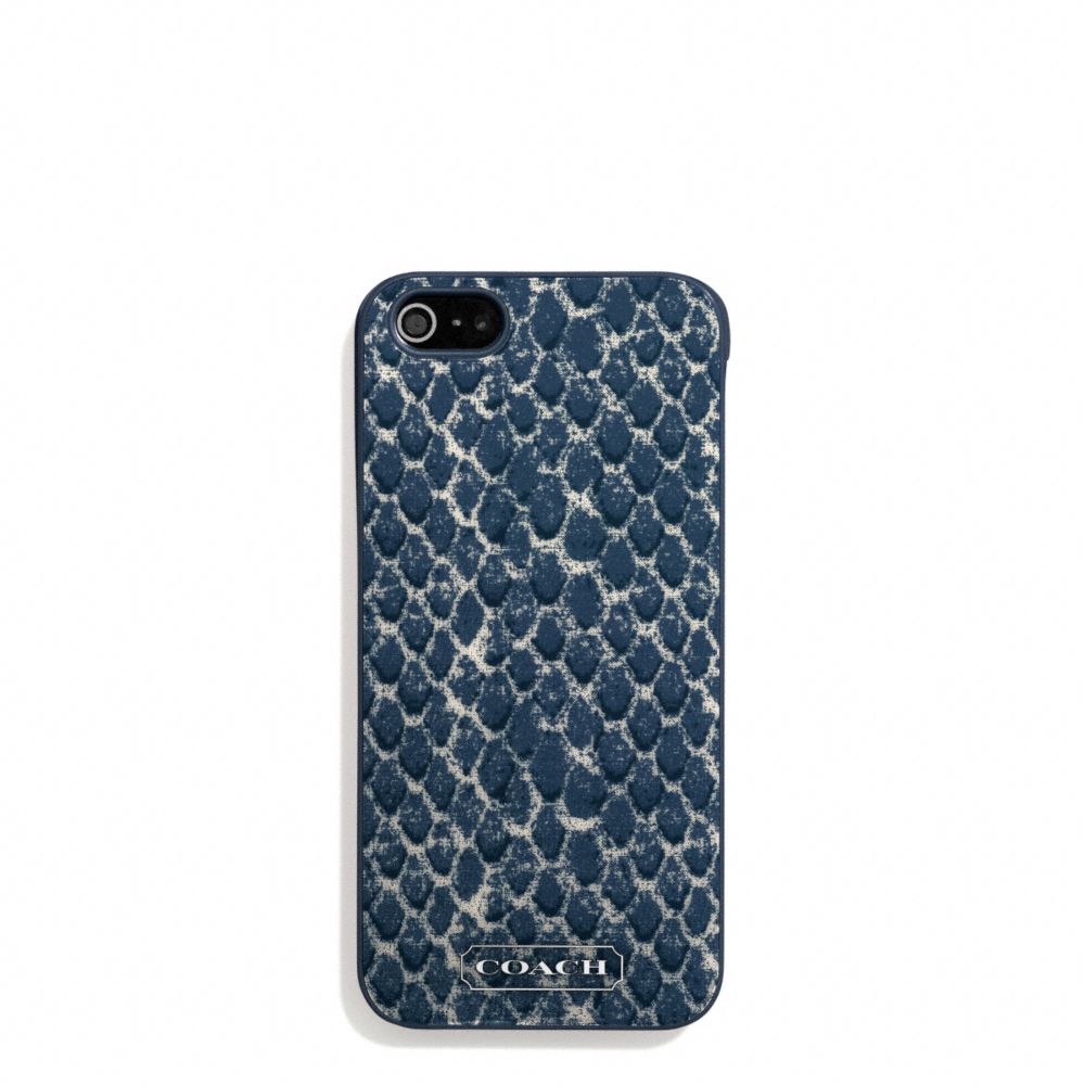 COACH SNAKE PRINT IPHONE 5 CASE - ONE COLOR - F68057