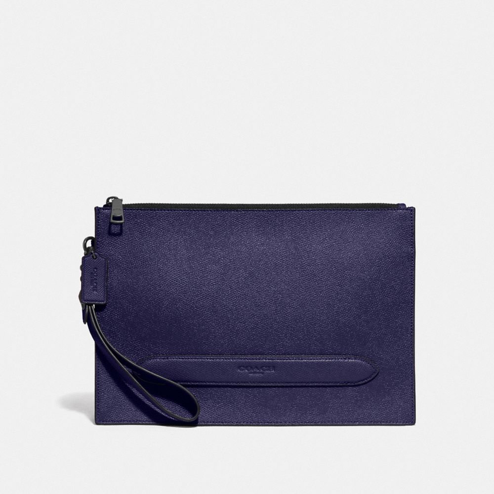 COACH STRUCTURED POUCH - QB/CADET - F68154