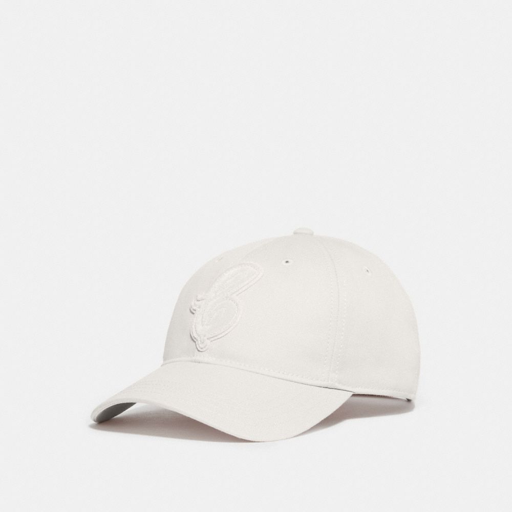 COACH F68401 VARSITY C PATCH HAT CHALK