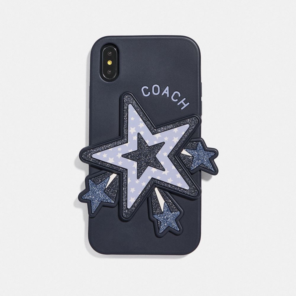 IPHONE XR CASE WITH OVERSIZED STAR - CORNFLOWER MULTI - COACH F68432