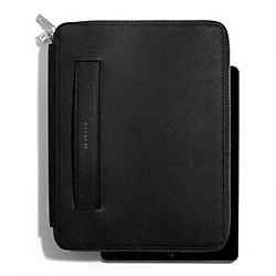 COACH F68510 Lexington Saffiano Leather Molded Zip Ipad Case 