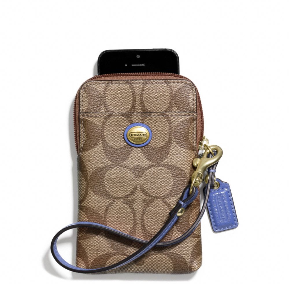 COACH F68660 Peyton Signature Universal Phone Case 