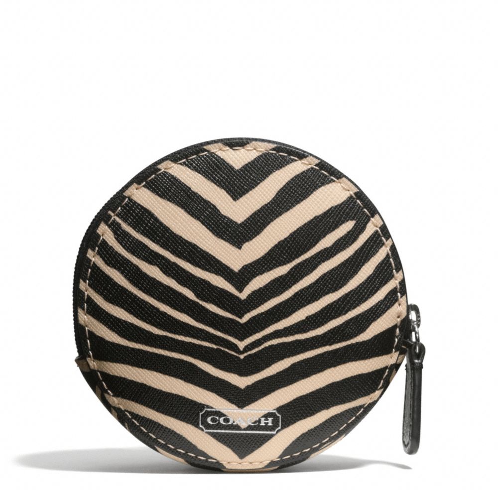 COACH ZEBRA PRINT COIN PURSE - ONE COLOR - F68668