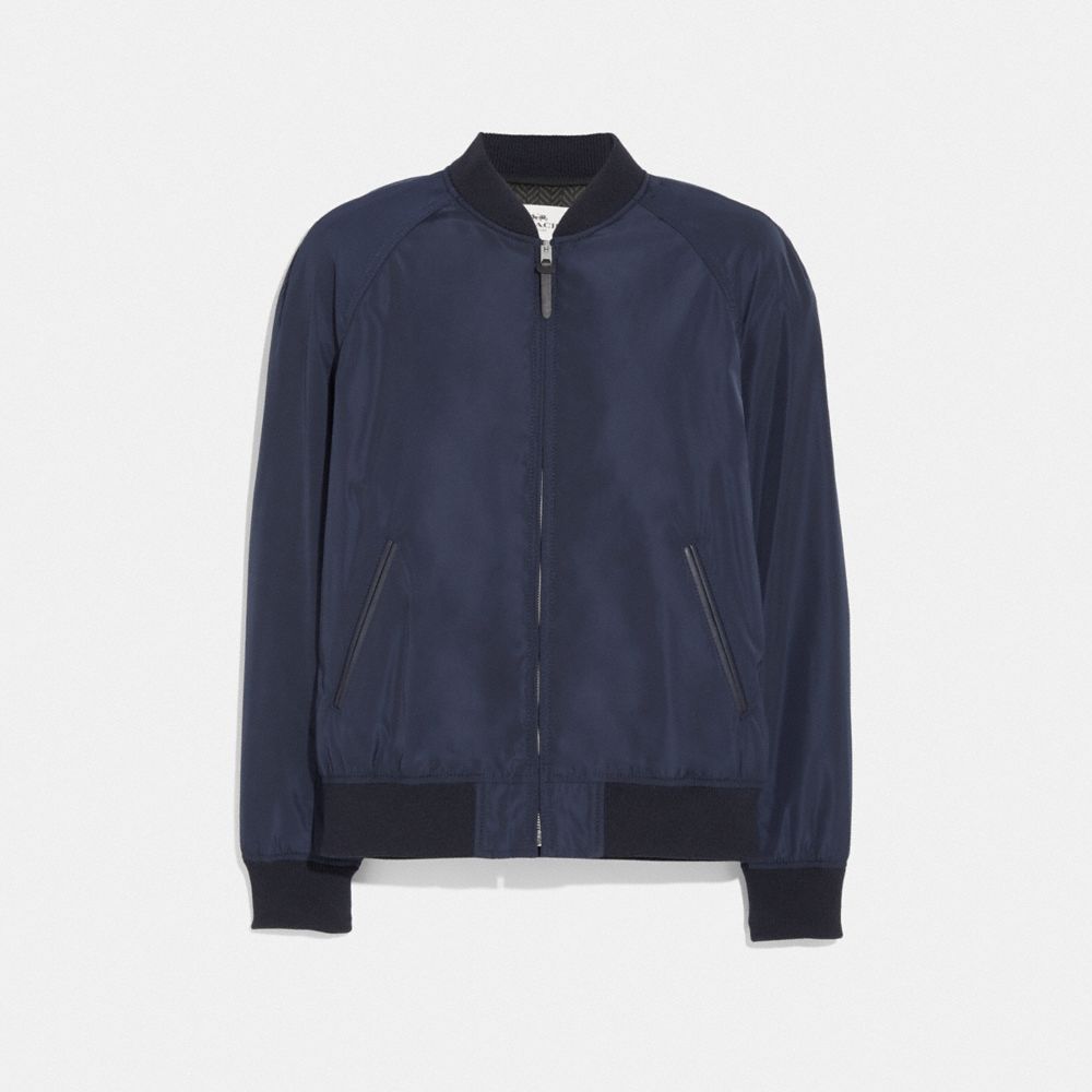 COACH LIGHTWEIGHT VARSITY JACKET - NAVY - F68805