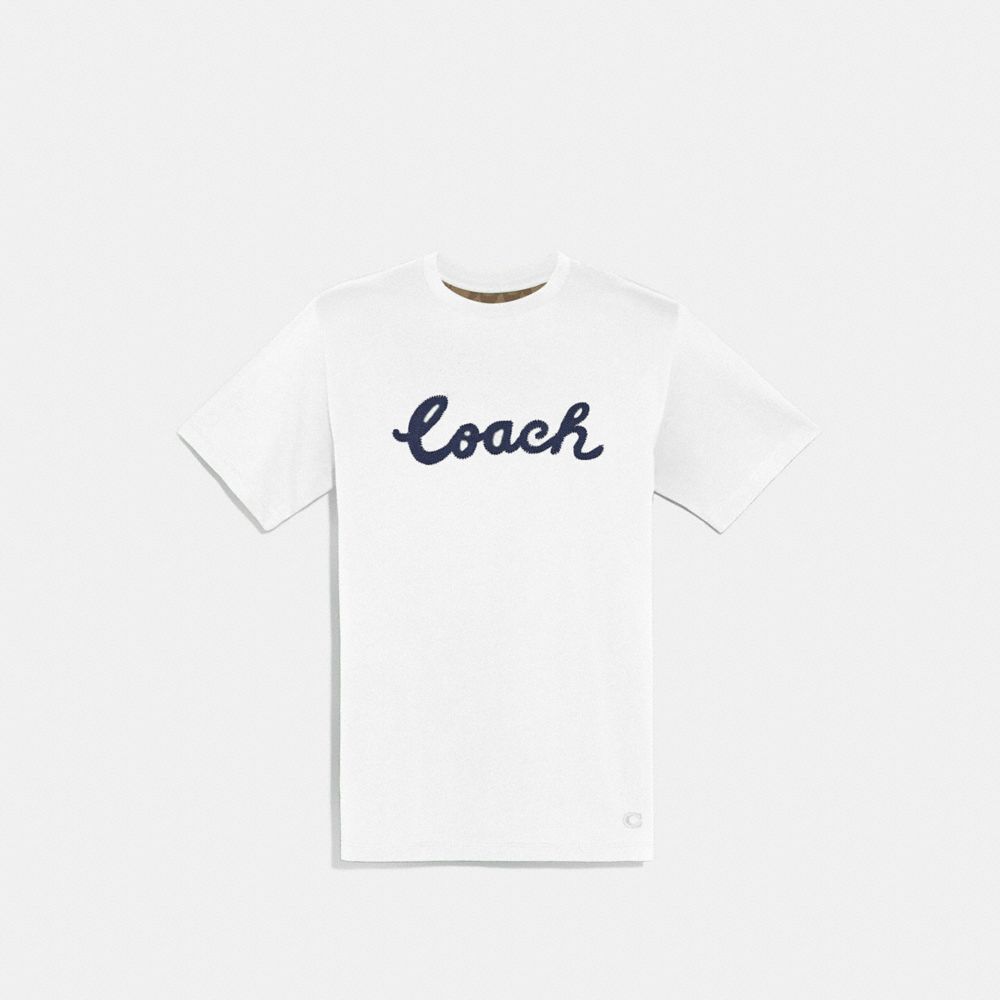 COACH COACH SCRIPT T-SHIRT - WHITE - F68807