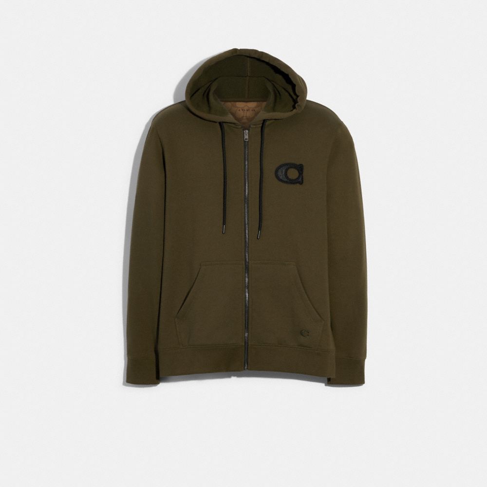 VARSITY C ZIP UP HOODIE