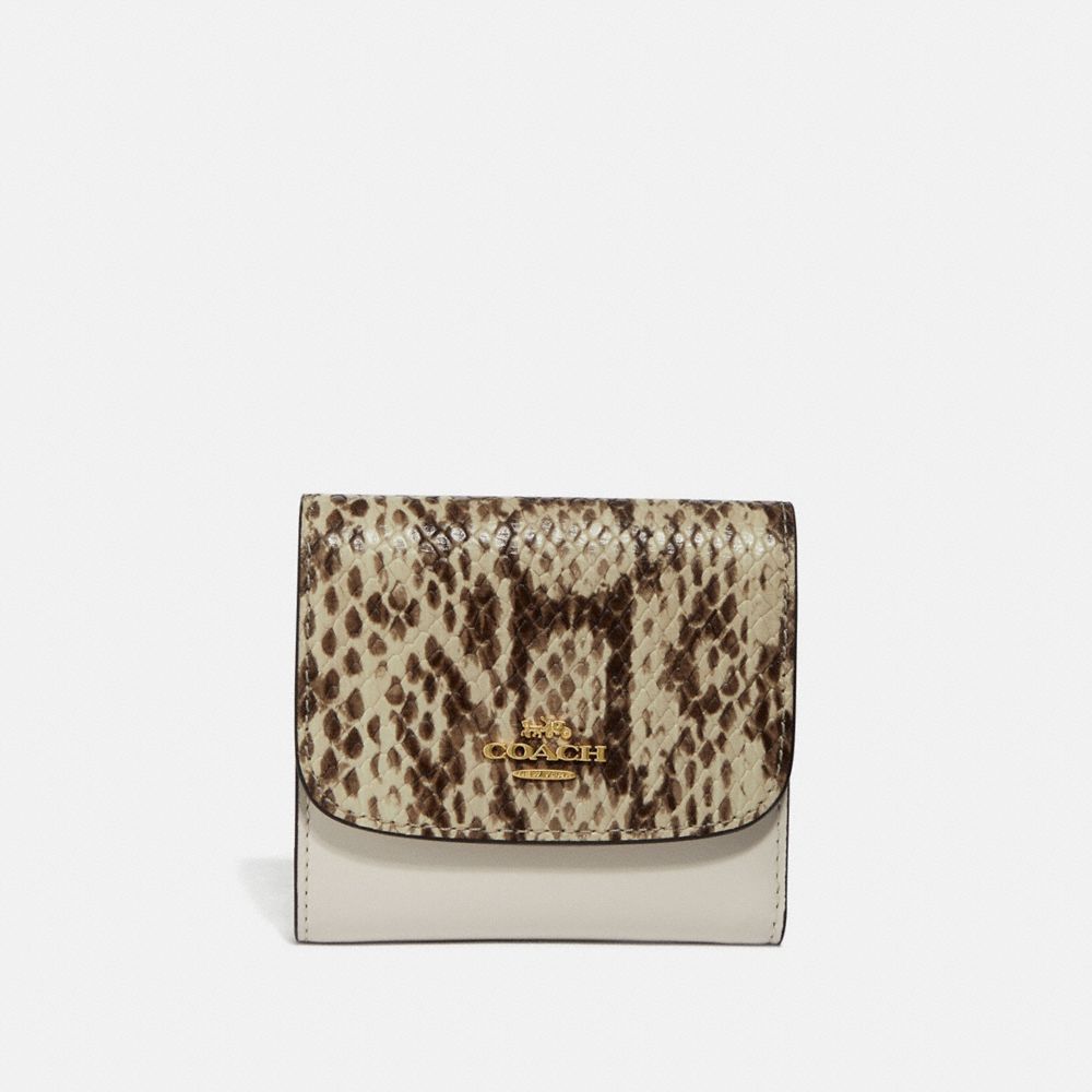 COACH F69125 SMALL WALLET CHALK-MULTI/IMITATION-GOLD