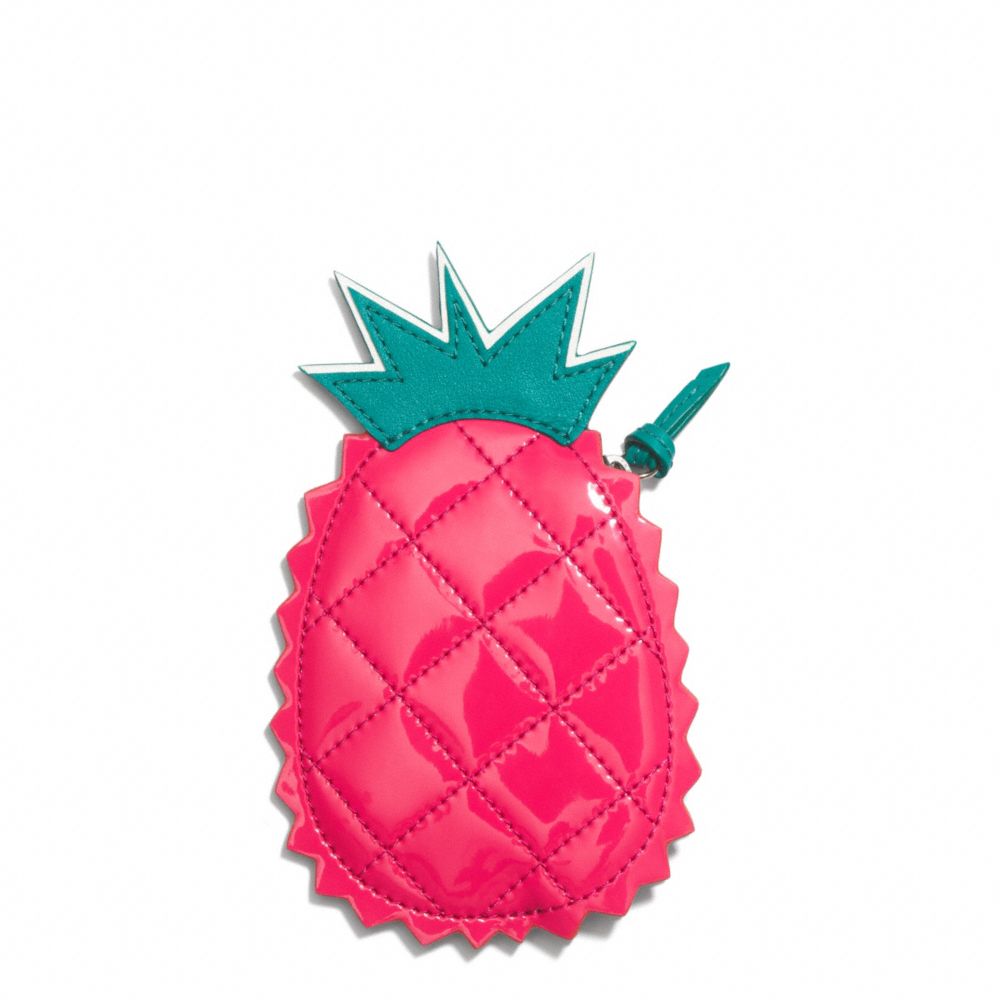 PINEAPPLE MOTIF COIN PURSE COACH F69536