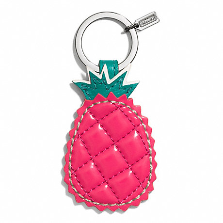 COACH F69541 PINEAPPLE KEY RING ONE-COLOR