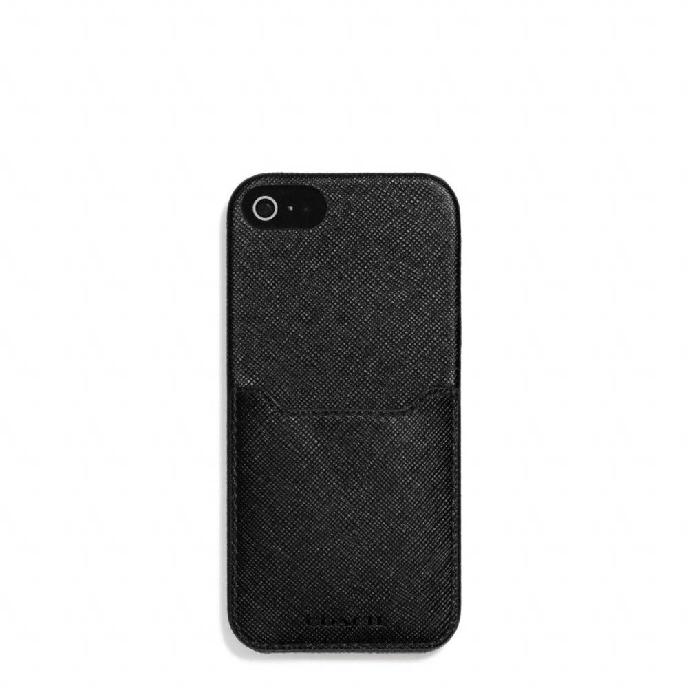 COACH F69709 Lexington  Saffiano Leather Iphone 5 Cs With Pocket 