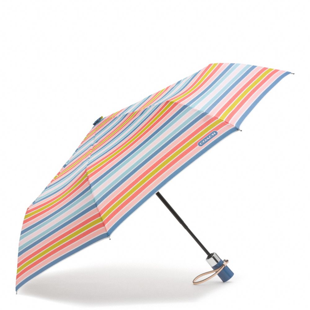 COACH F69726 Peyton Multistripe Umbrella 