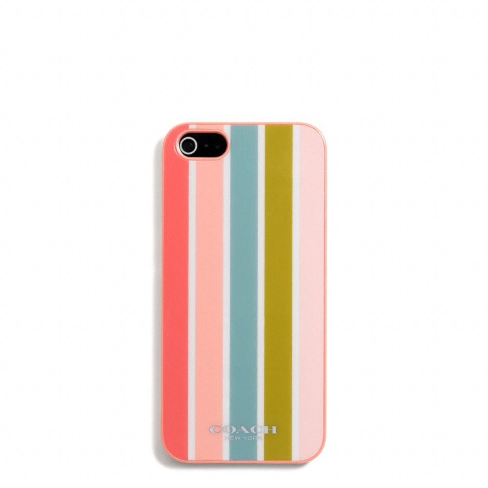 COACH PEYTON MULTISTRIPE MOLDED IPHONE 5 CASE - ONE COLOR - F69731