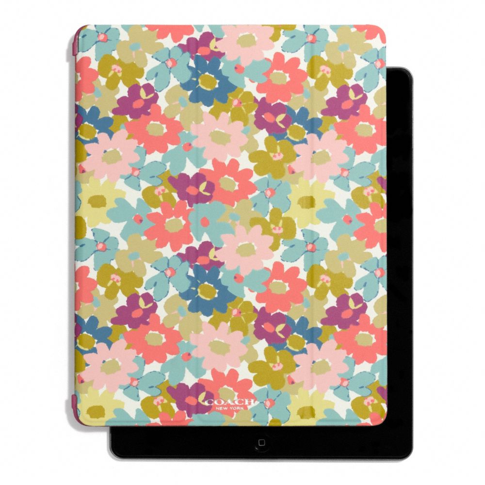 COACH PEYTON FLORAL TRIFOLD IPAD CASE -  - f69732