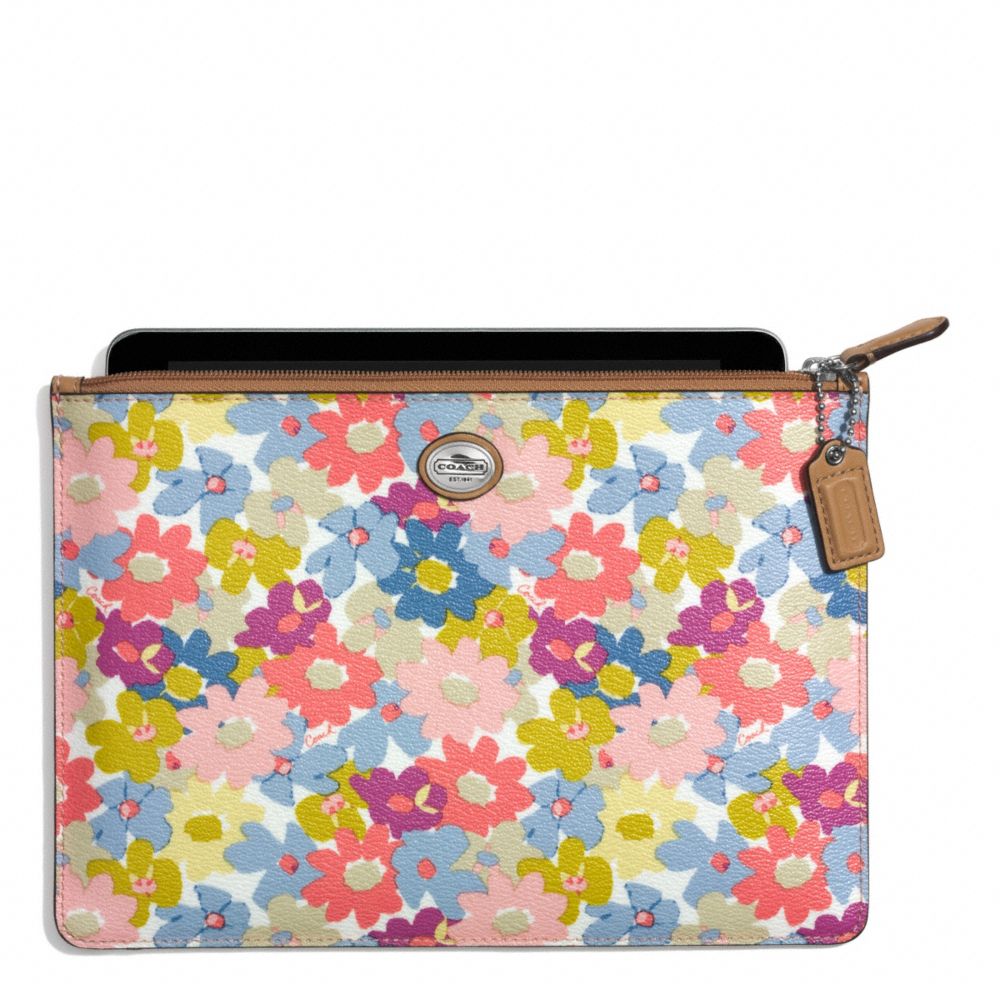 PEYTON FLORAL MEDIUM TECH POUCH - f69757 - F69757SVMC