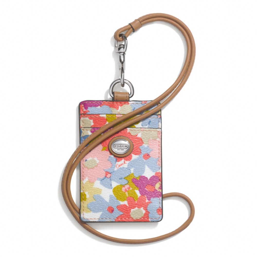 PEYTON FLORAL LANYARD ID COACH F69802