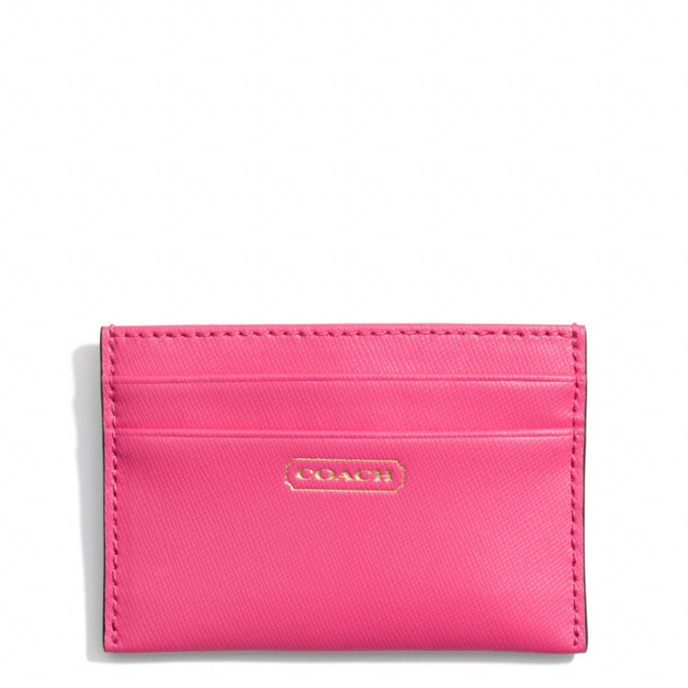 DARCY CARD CASE IN LEATHER - f69917 - F69917B4POM