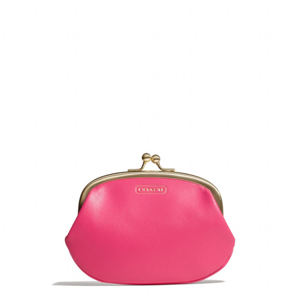 COACH DARCY COIN PURSE IN LEATHER - ONE COLOR - F69920