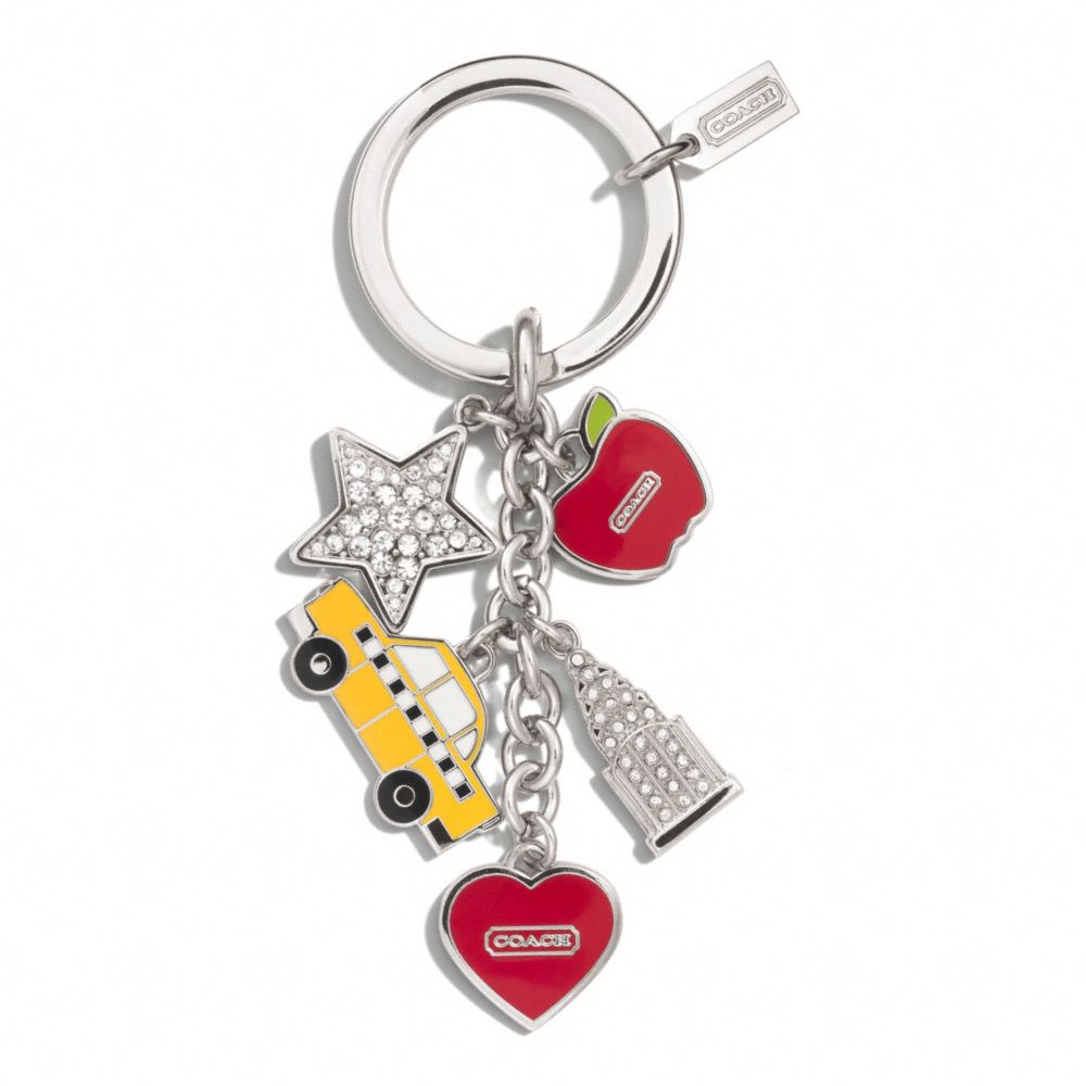 COACH f69936 NYC MULTI MIX KEY CHAIN 