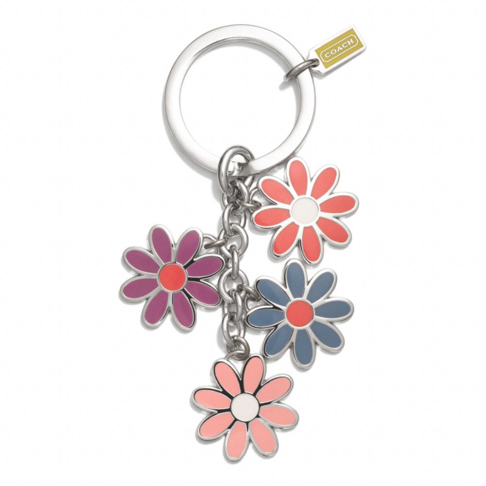 COACH FLOWER MIX KEY RING - ONE COLOR - F69937