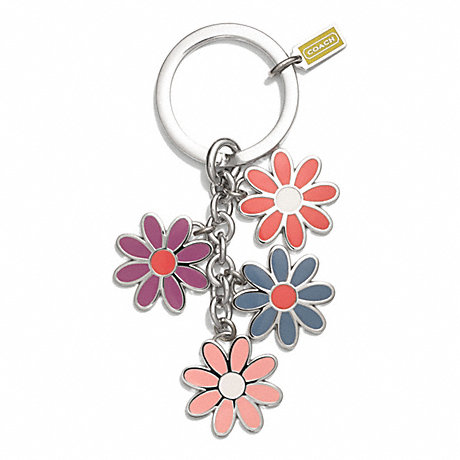 COACH F69937 FLOWER MIX KEY RING ONE-COLOR