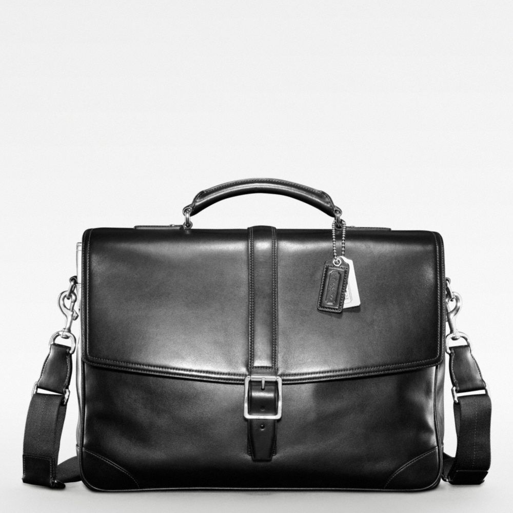 COACH TRANSATLANTIC FLAP BUSINESS BRIEF -  - f70304