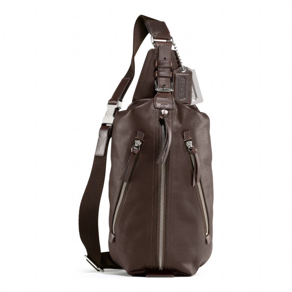 THOMPSON LEATHER SLING PACK COACH F70360