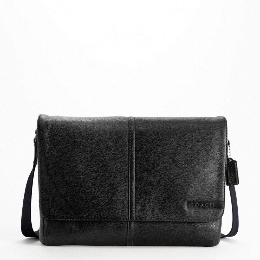 CAMDEN PEBBLED MESSENGER - f70423 - F70423SVBK