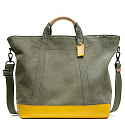 WASHED CANVAS BEACH TOTE COACH F70688