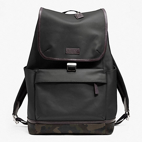 COACH HERITAGE SIGNATURE EMBOSSED PVC CANVAS BACKPACK -  - f70822