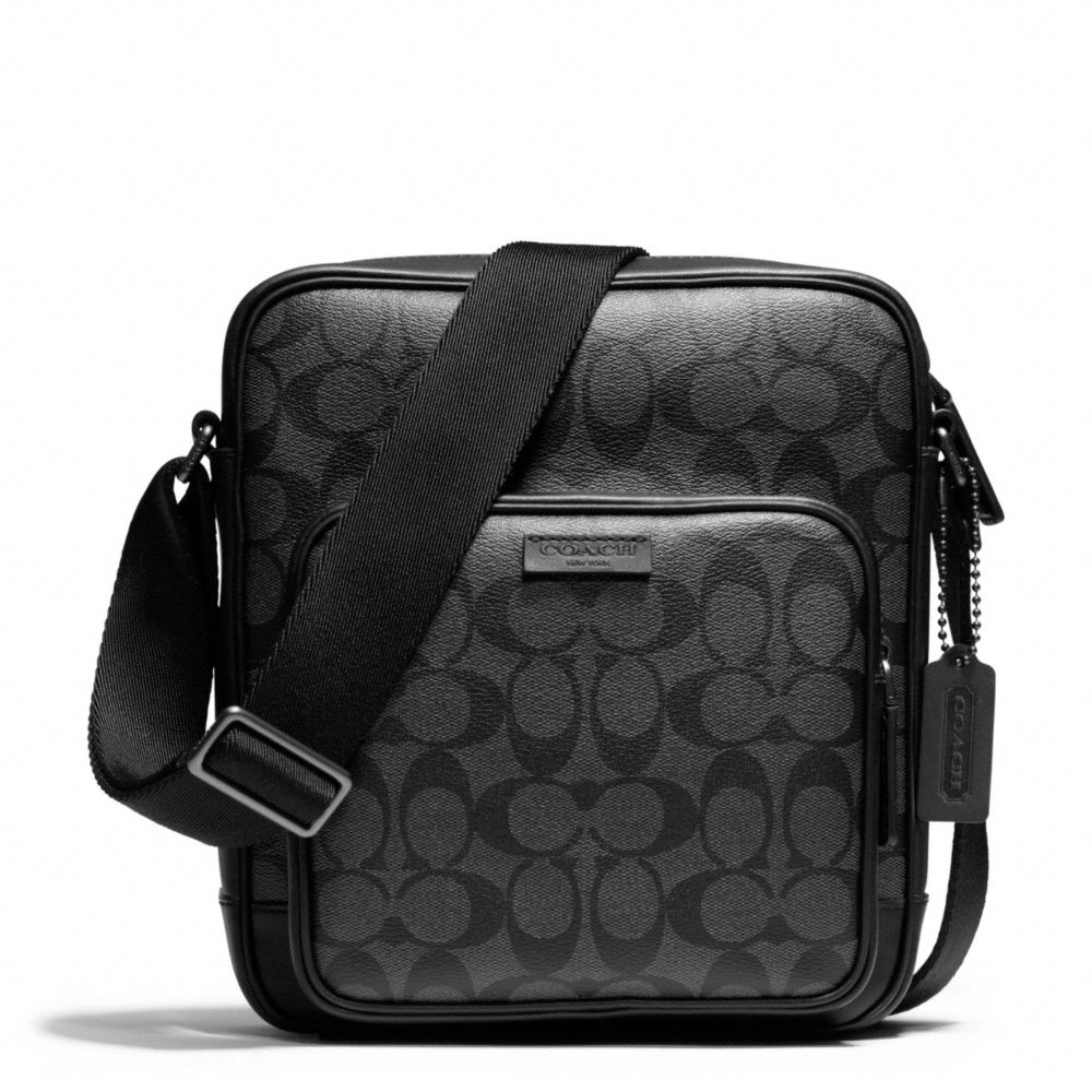 COACH F70864 Bleecker Signature Flight Bag GMBFS