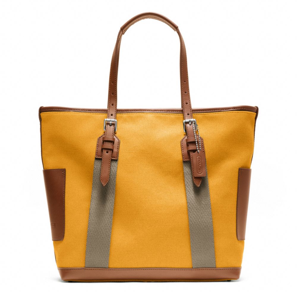 COACH BLEECKER CANVAS CITY TOTE - ONE COLOR - F70896