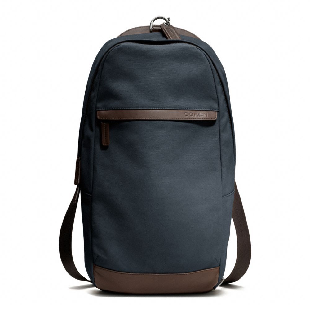 CAMDEN CANVAS UTILITY PACK - GUNMETAL/NAVY - COACH F70930