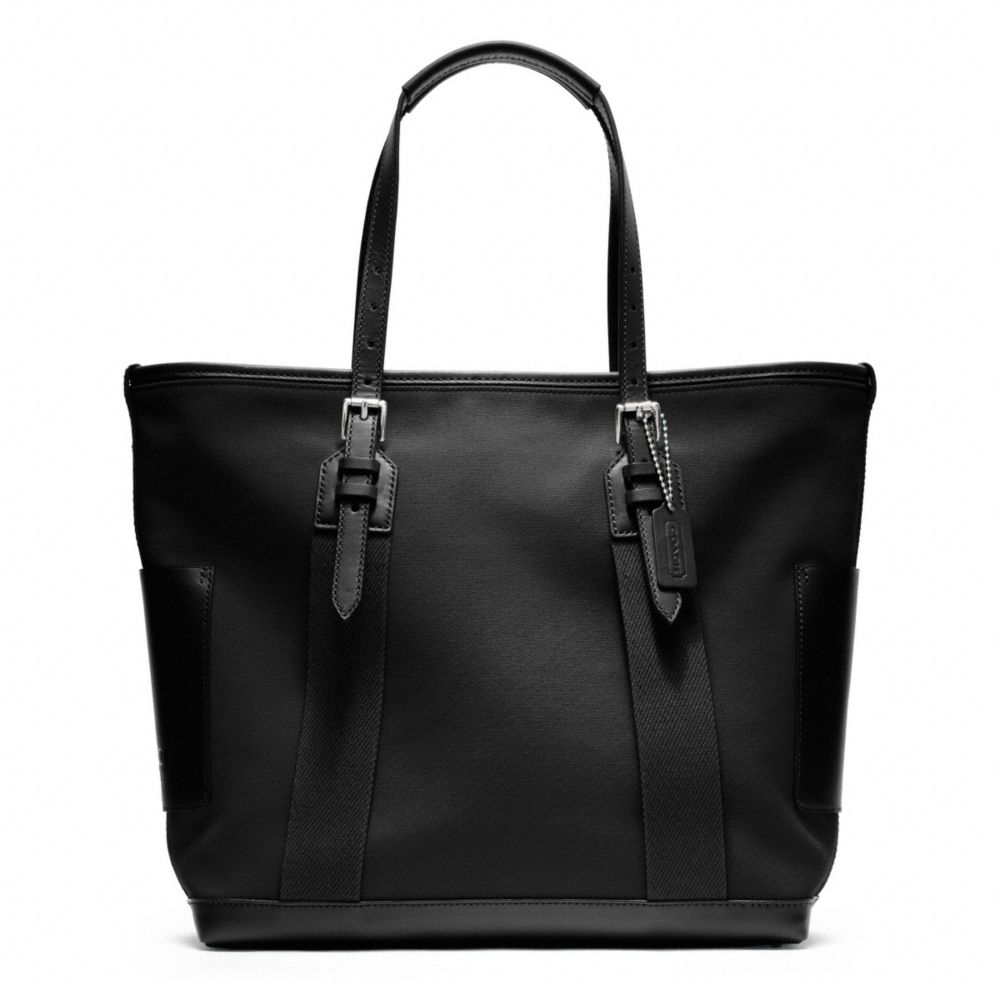 BLEECKER CITY CANVAS CITY TOTE - f70963 - F70963SVBK