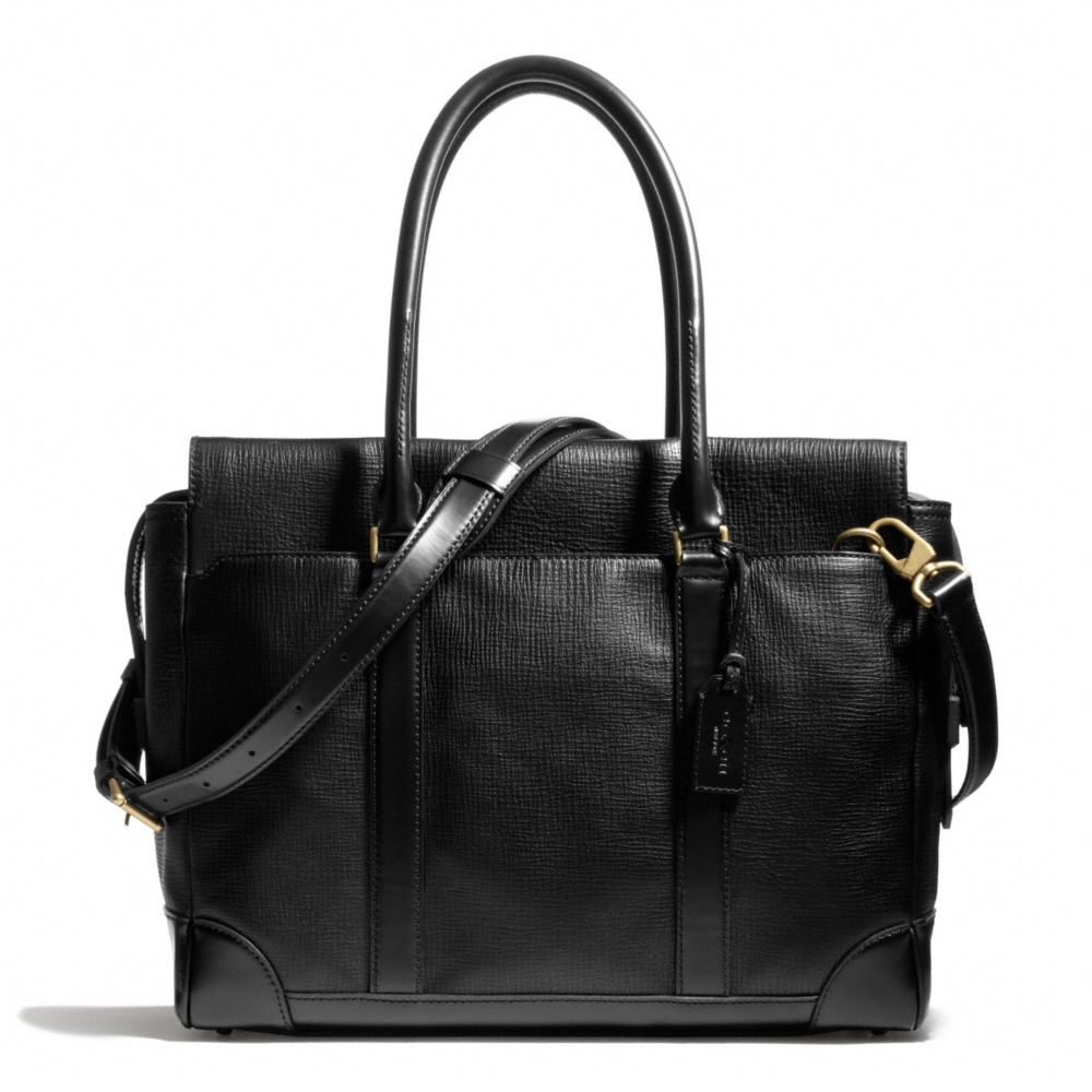 COACH F70980 Crosby Business Tote In Box Grain Leather 