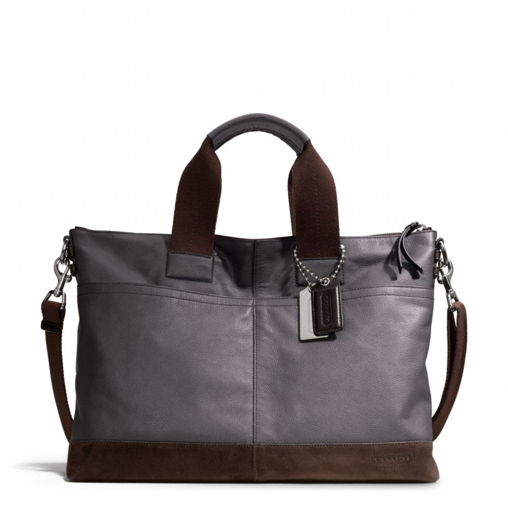 COACH THOMPSON COLORBLOCK LEATHER URBAN COMMUTER - ONE COLOR - F71018