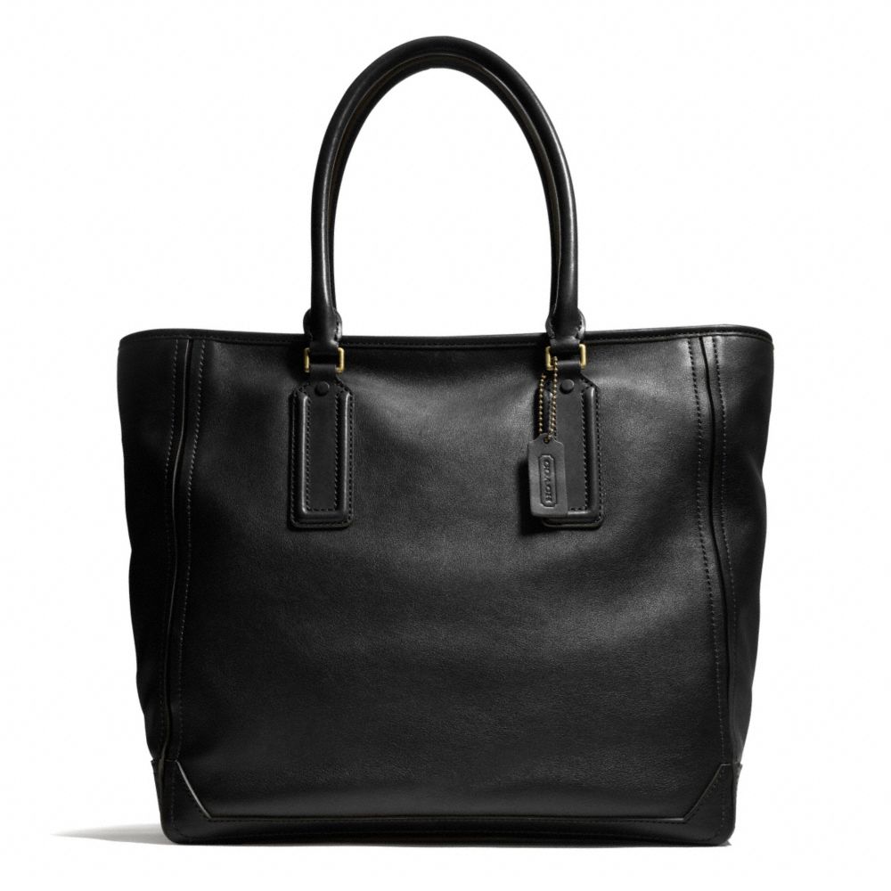 COACH F71098 - BLEECKER LEATHER TRAVELER TOTE ONE-COLOR